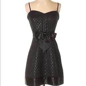 Size 2 shimmering black cocktail dress